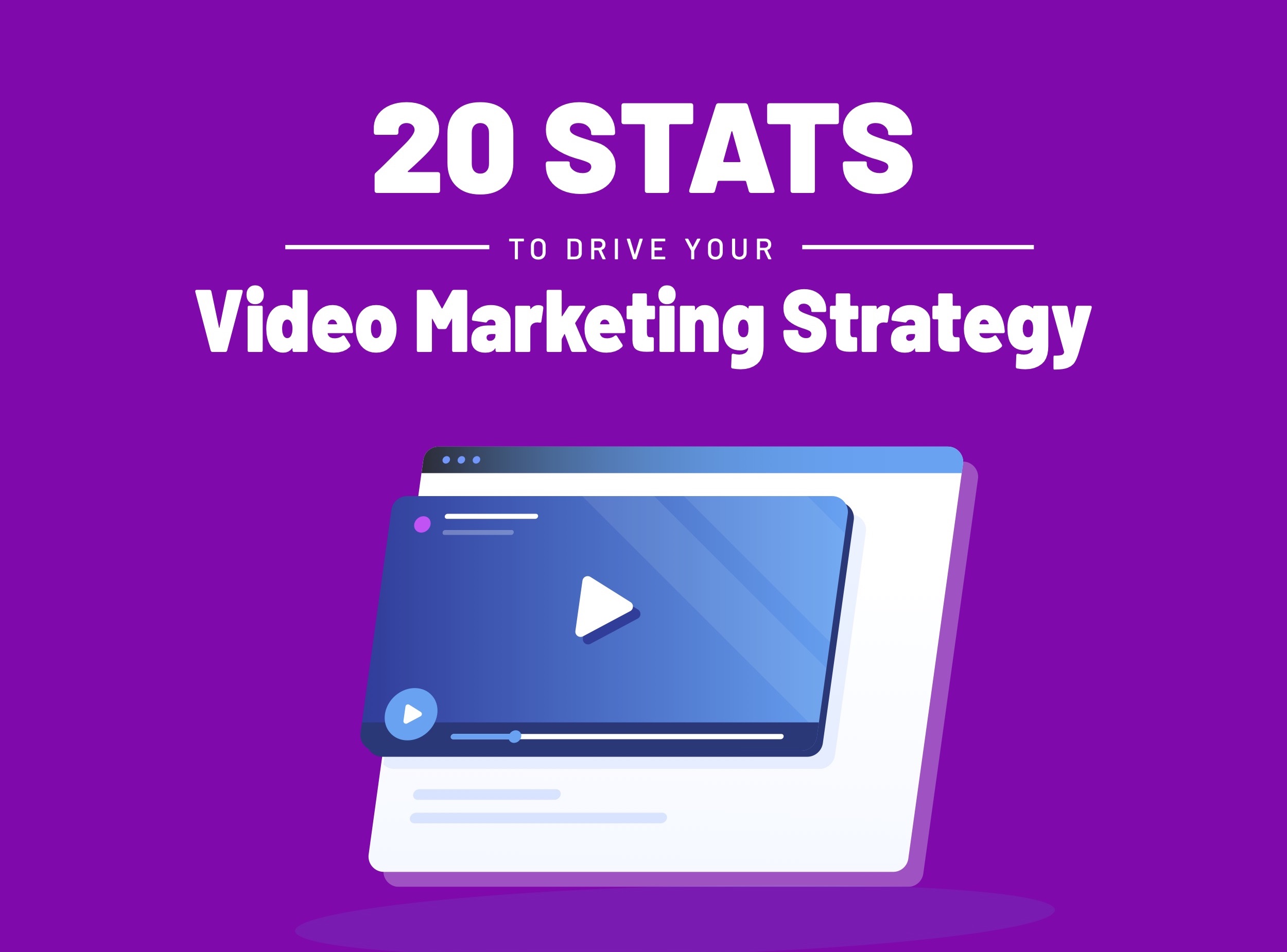 Channel Bakers header image of 20 Stats to Drive Your Video Marketing Strategy in 2020.